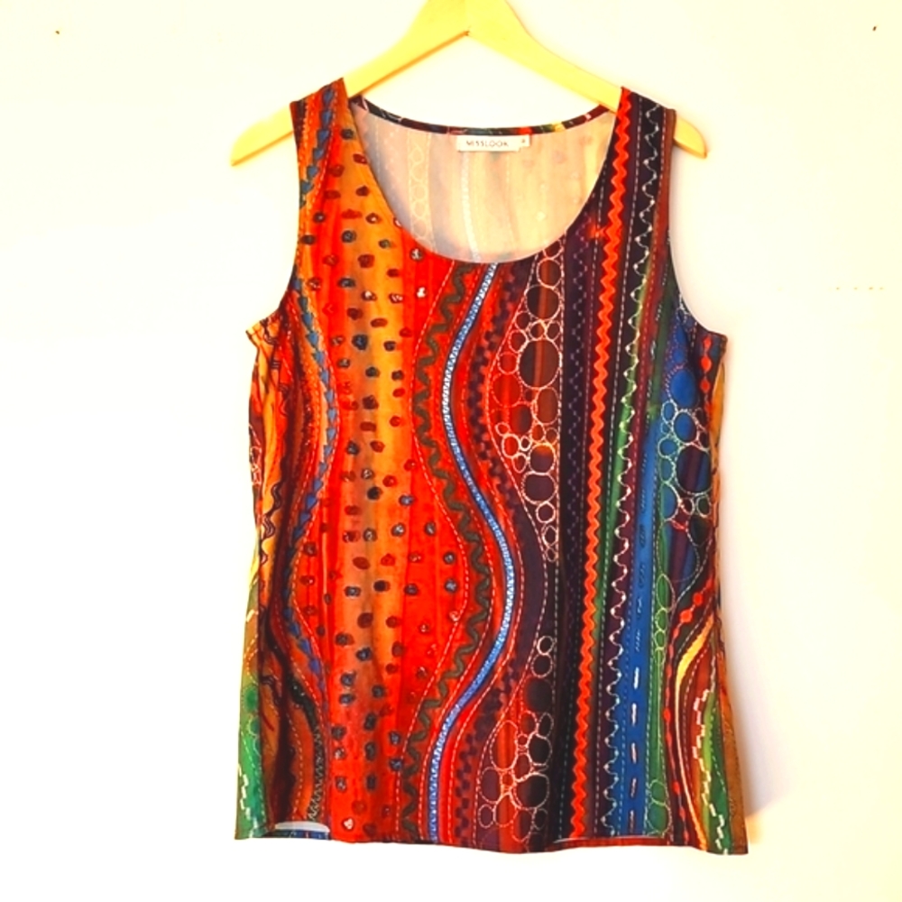 Misslook Abstract Lightweight Top